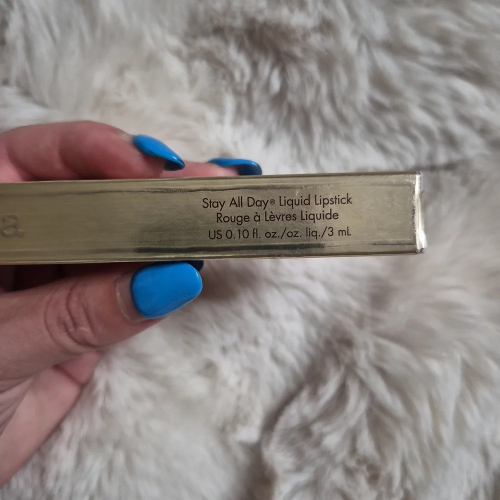 Stila Stay All Day Liquid Lipstick Fiery 3 mL Full Size New NIB BNIB Makeup Lipp